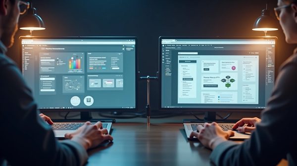 Comparer les solutions no-code pour la création de sites web et d'applications : webflow face à bubble