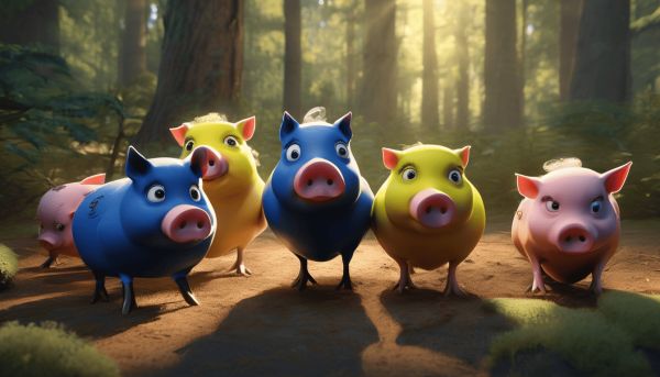 Unis contre une menace dans angry birds copains comme cochons